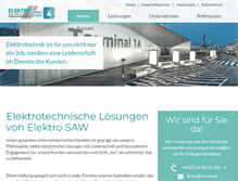 Tablet Screenshot of elektrosaw.at